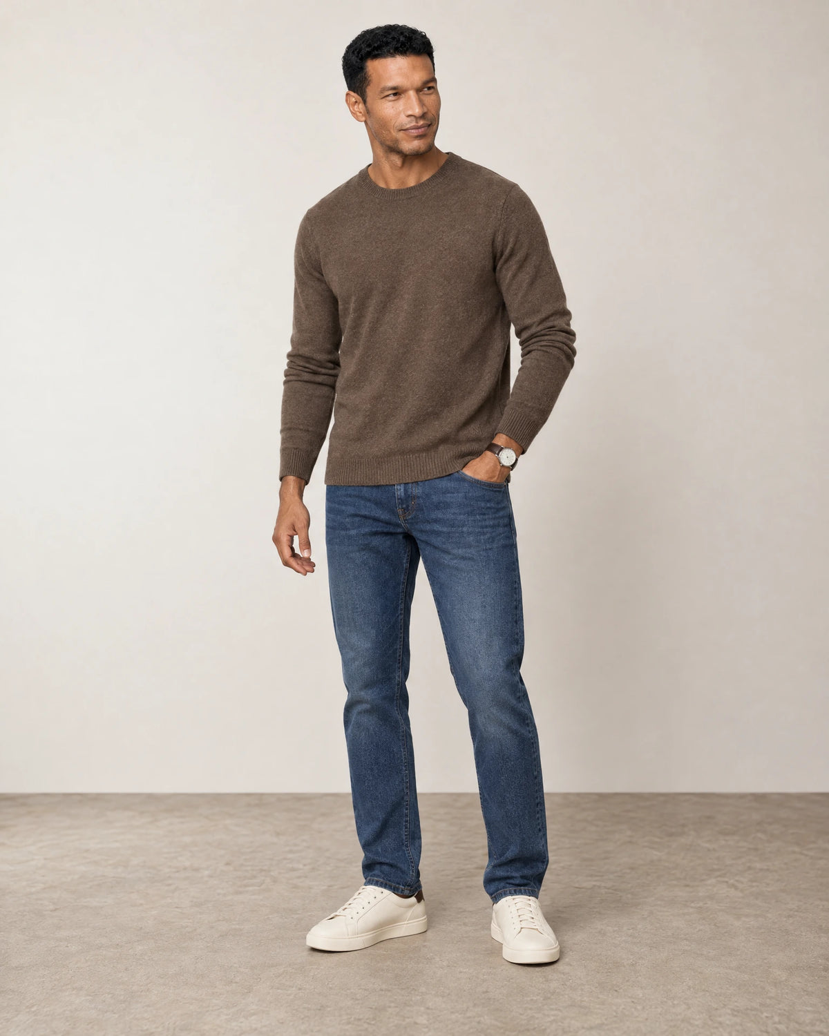
Italian Merino Wool Knit Jumper campaign 02