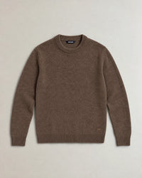 Italian Merino Wool Knit Jumper campaign 09|wholemeal