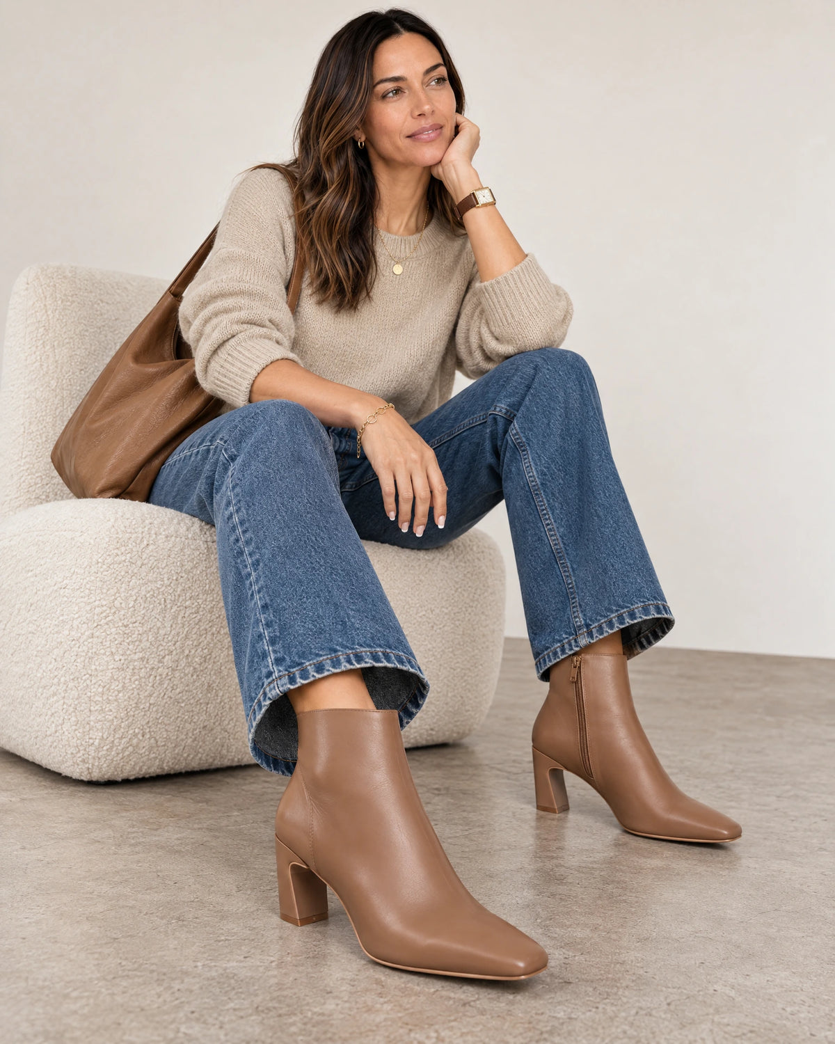 
Leather Ankle Boots campaign 06