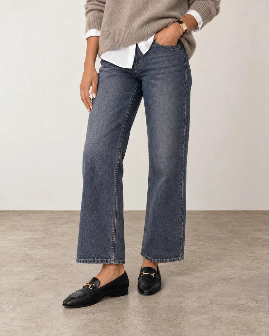 Leather Buckled Loafers