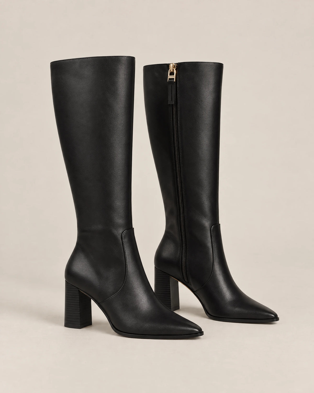 
Leather Knee-High Boots campaign 03