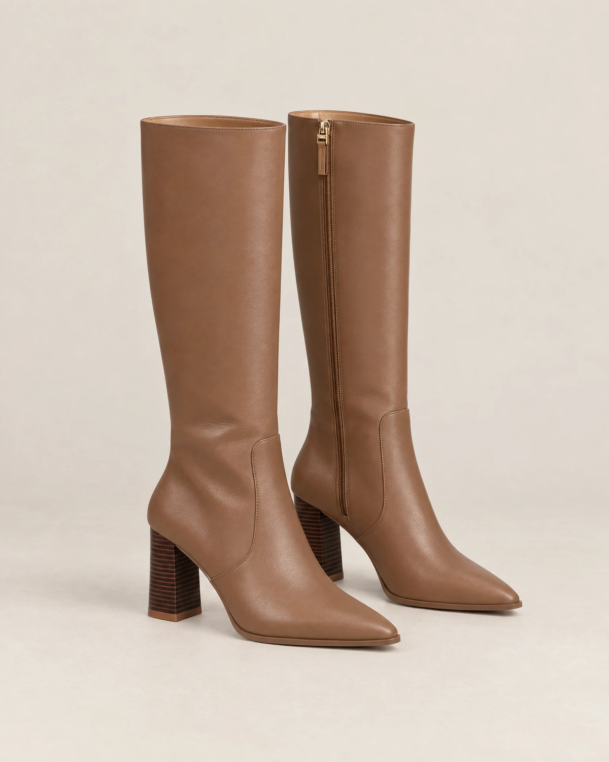 
Leather Knee-High Boots campaign 03