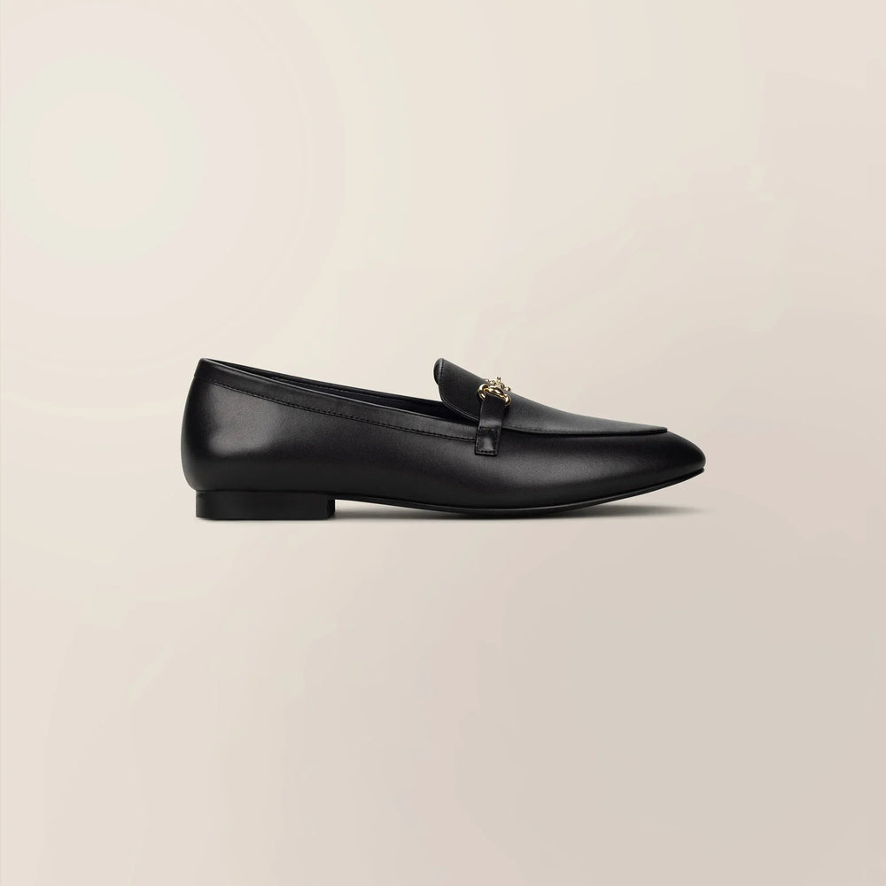 Leather Buckled Loafers