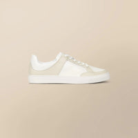 Leather Contrast Trainers