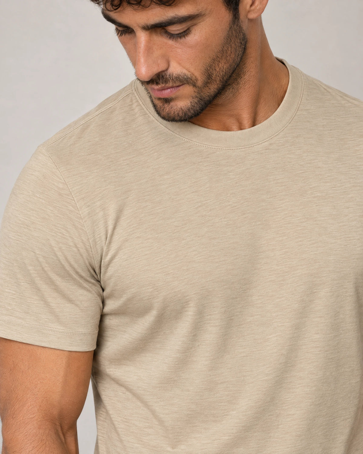 
Lightweight Lyocell Blend T-Shirt campaign 03