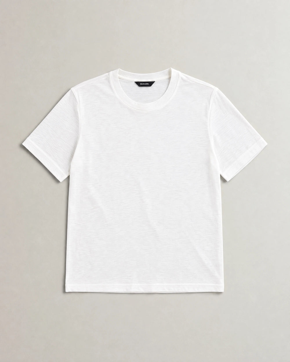 Lightweight Lyocell Blend T-Shirt campaign 09|white
