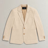 Linen Blend Blazer campaign 09|beige linen