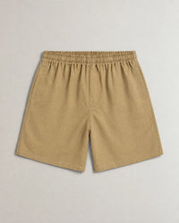 Linen Blend Shorts campaign 09|barley green