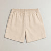 Linen Blend Shorts campaign 09|natural sand