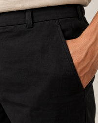 Linen Blend Trouser campaign 08|black
