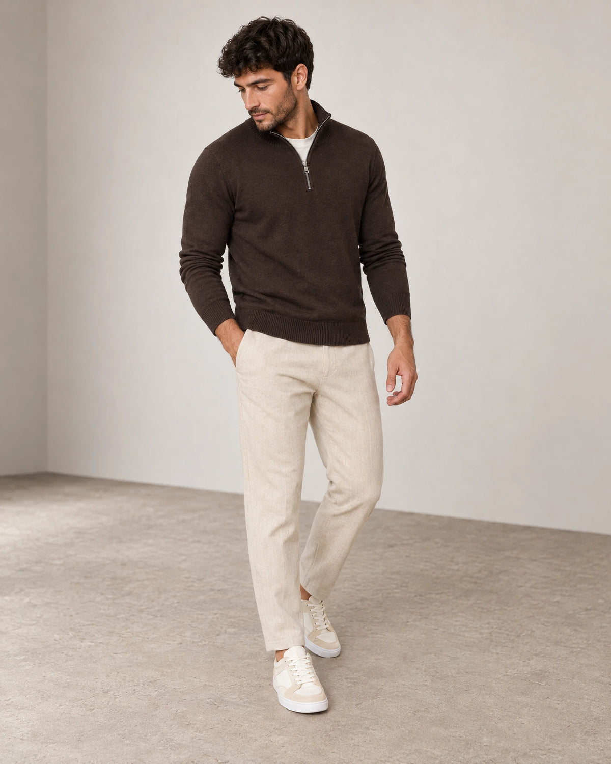 
Linen Blend Trouser campaign 06