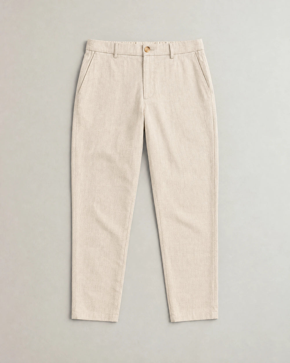 Linen Blend Trouser campaign 09|woven sand