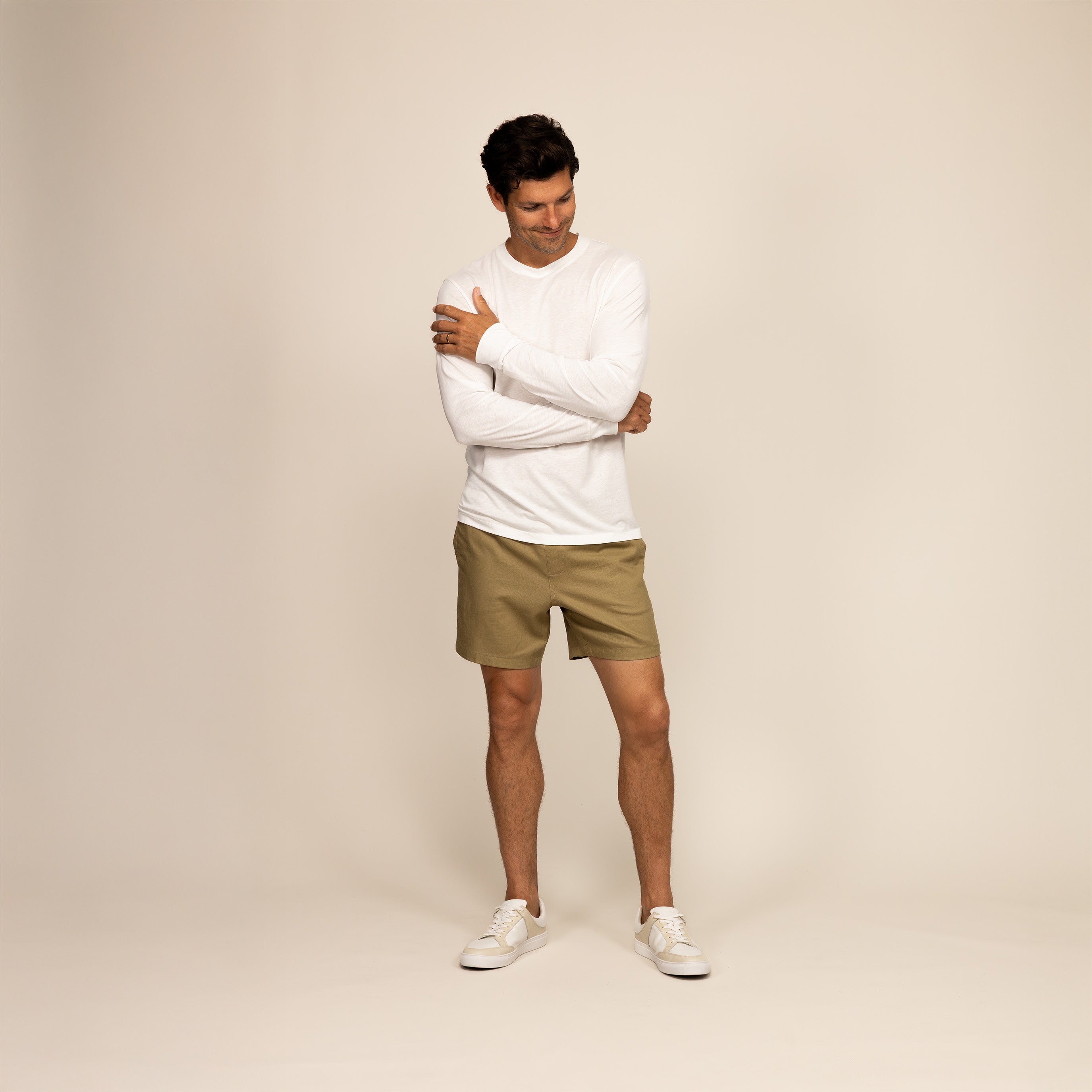 Long Sleeve Lyocell Blend T-Shirt