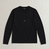 Lyocell Blend Long Sleeve Logo T-Shirt campaign 09|black