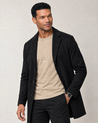 Lyocell Blend Long Sleeve Logo T-Shirt campaign 05|canyon clay