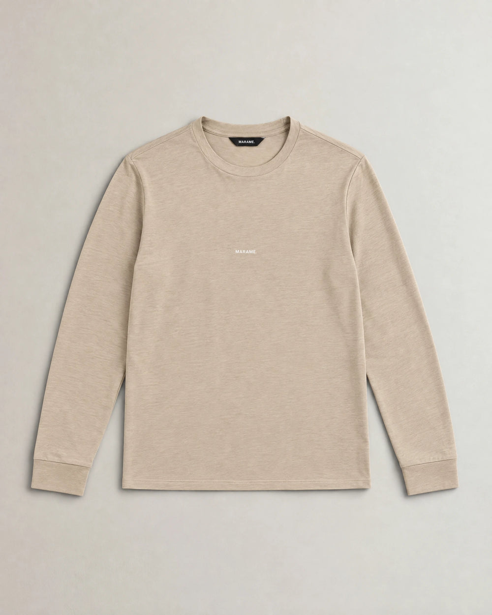 Lyocell Blend Long Sleeve Logo T-Shirt campaign 09|canyon clay