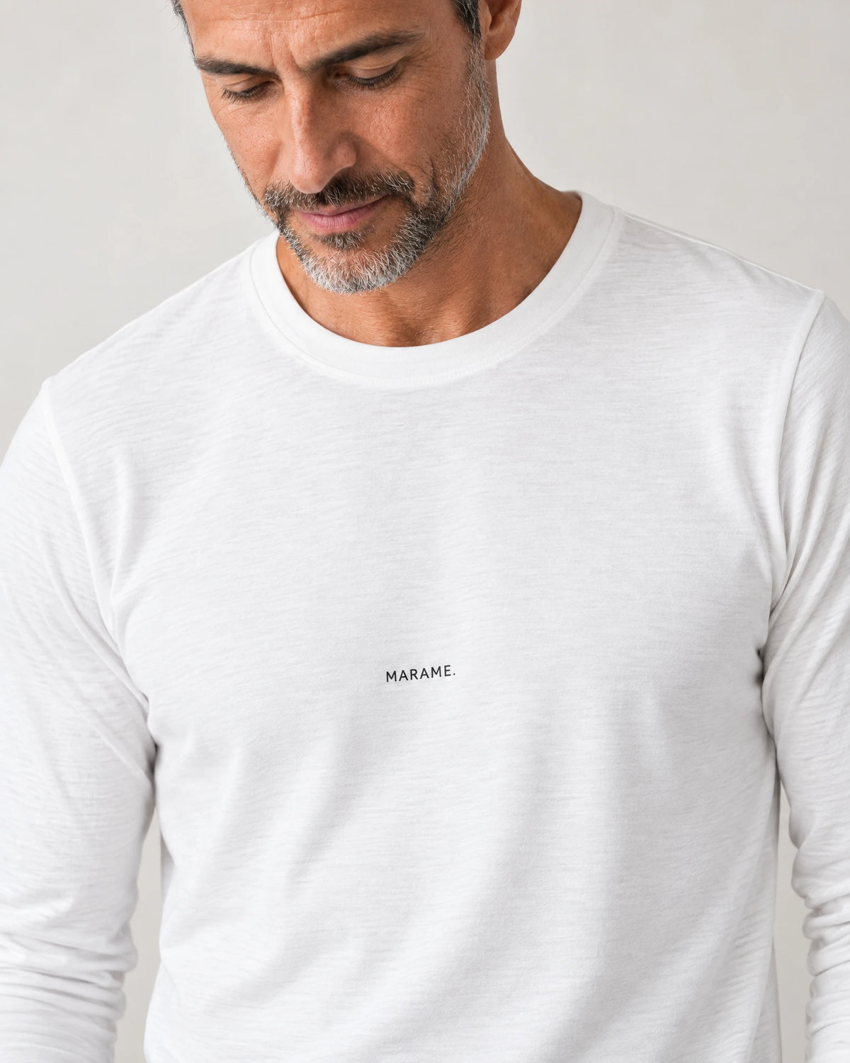 
Lyocell Blend Long Sleeve Logo T-Shirt campaign 03