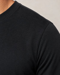 Lyocell Blend Long Sleeve T-Shirt campaign 08|black