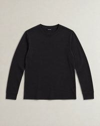 Lyocell Blend Long Sleeve T-Shirt campaign 09|black