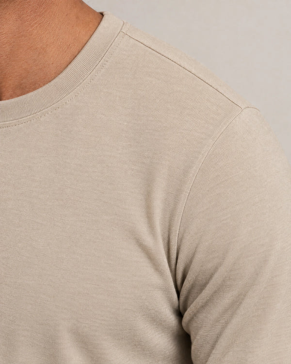 Lyocell Blend Long Sleeve T-Shirt campaign 08|canyon clay
