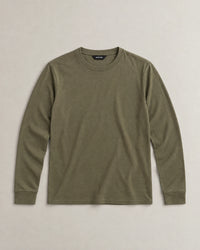 Lyocell Blend Long Sleeve T-Shirt campaign 09|olive