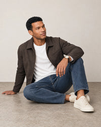 Lyocell Blend Long Sleeve T-Shirt campaign 07|white