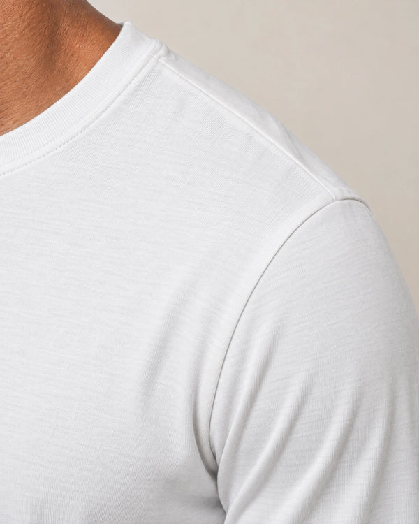 Lyocell Blend Long Sleeve T-Shirt campaign 08|white