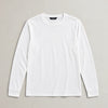 Lyocell Blend Long Sleeve T-Shirt campaign 09|white