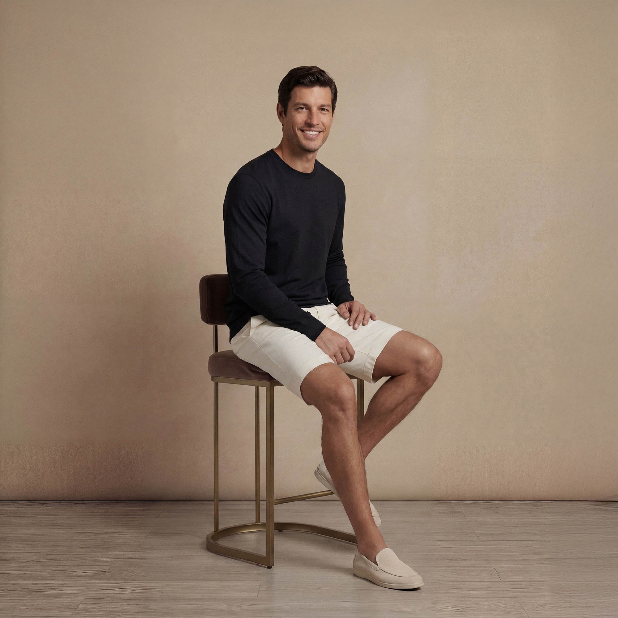 Lyocell-Long-Sleeve-Tshirt |Black