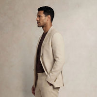 side |beige linen