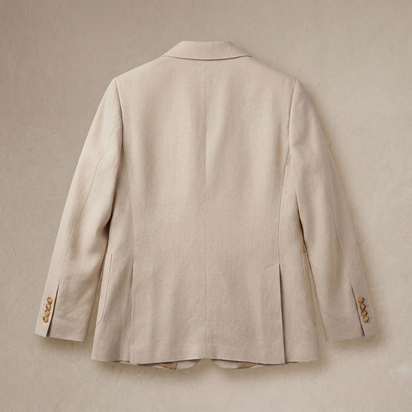 flat lay back |beige linen