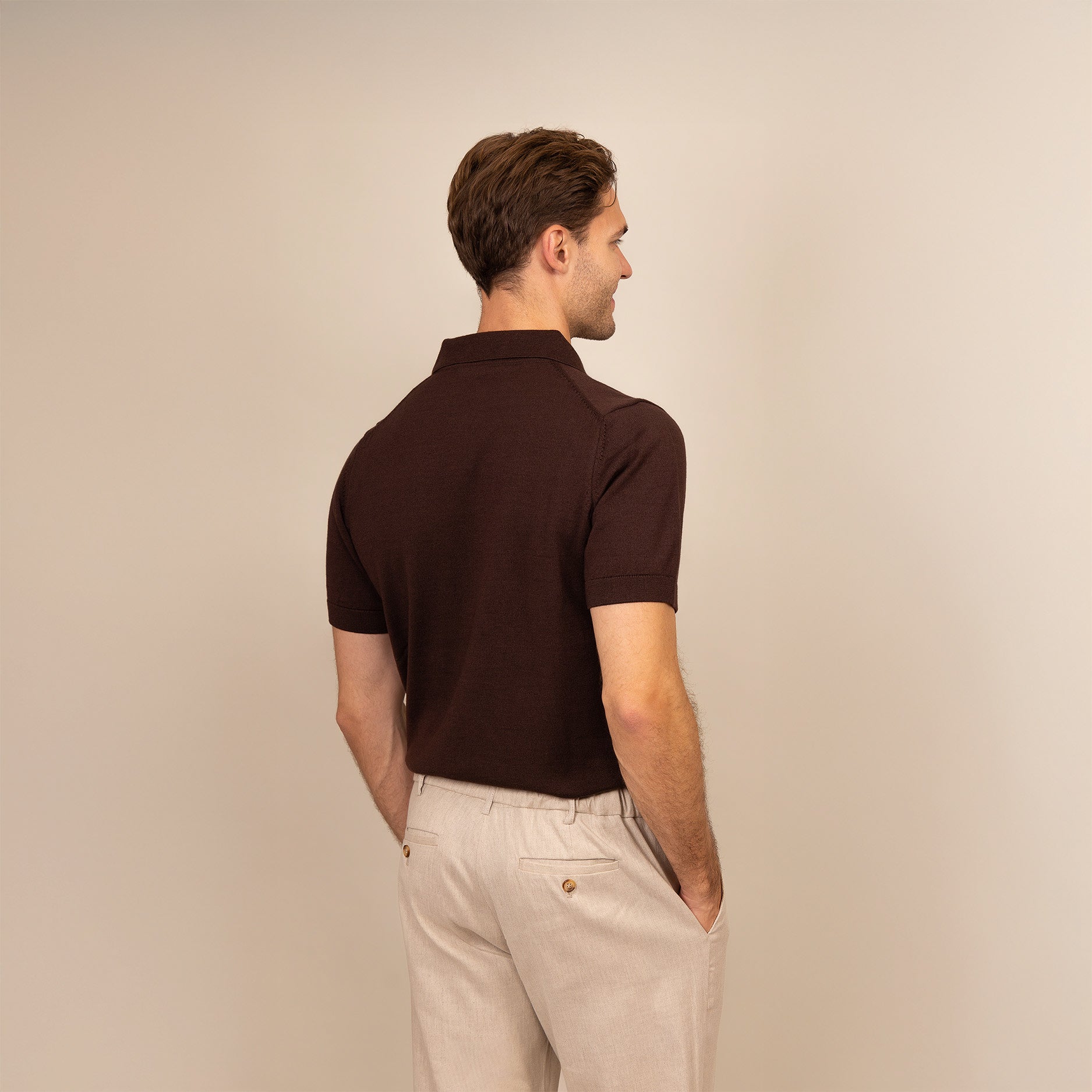Italian Merino/Cotton Polo