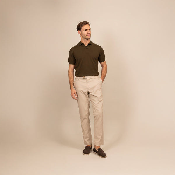 Italian Merino/Cotton Polo