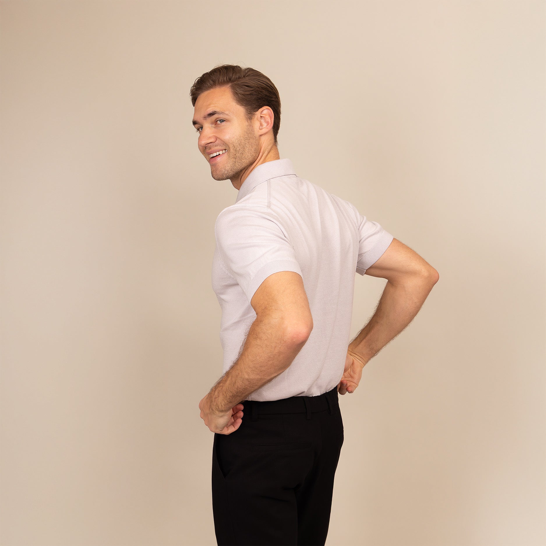 Italian Merino/Cotton Polo