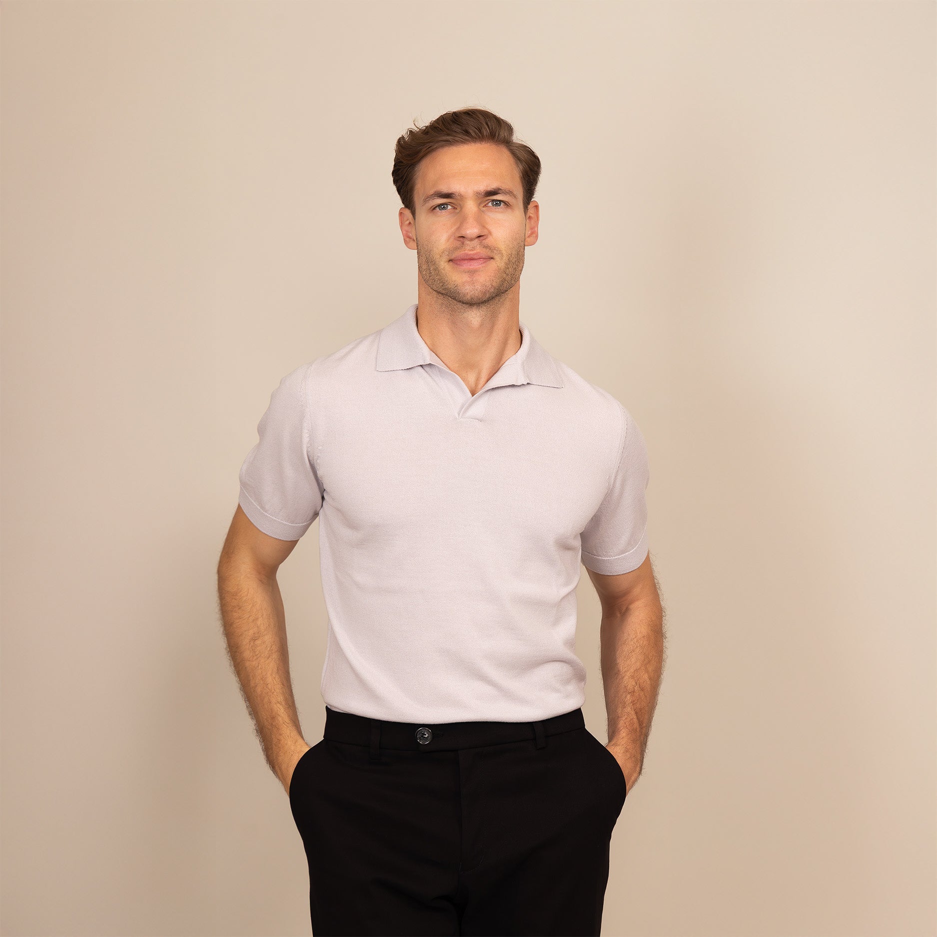 Italian Merino/Cotton Polo