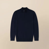 Italian Fine Knit Half Zip