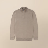 Italian Fine Knit Half Zip