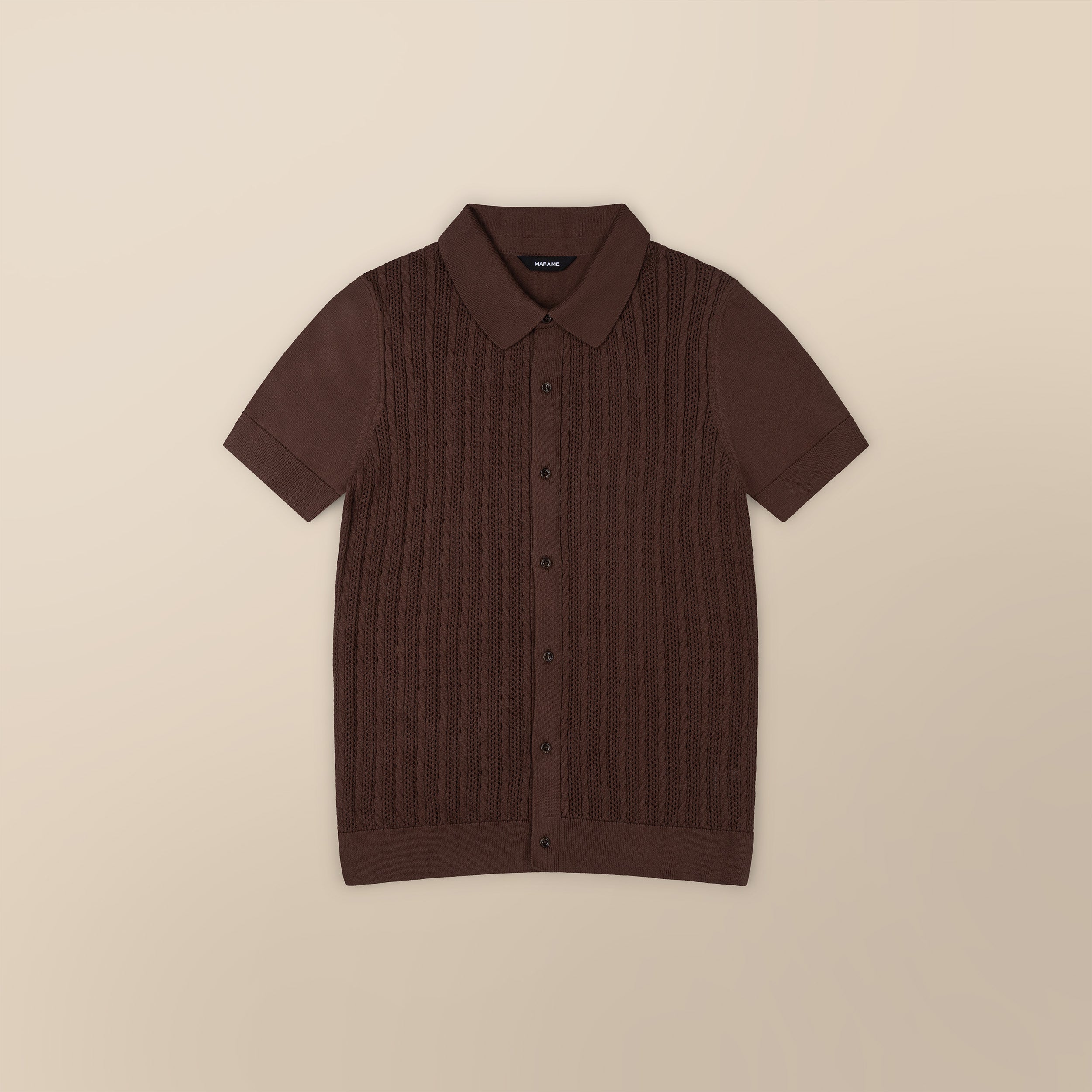 Italian Knit Cable Shirt
