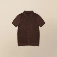 Italian Knit Cable Shirt