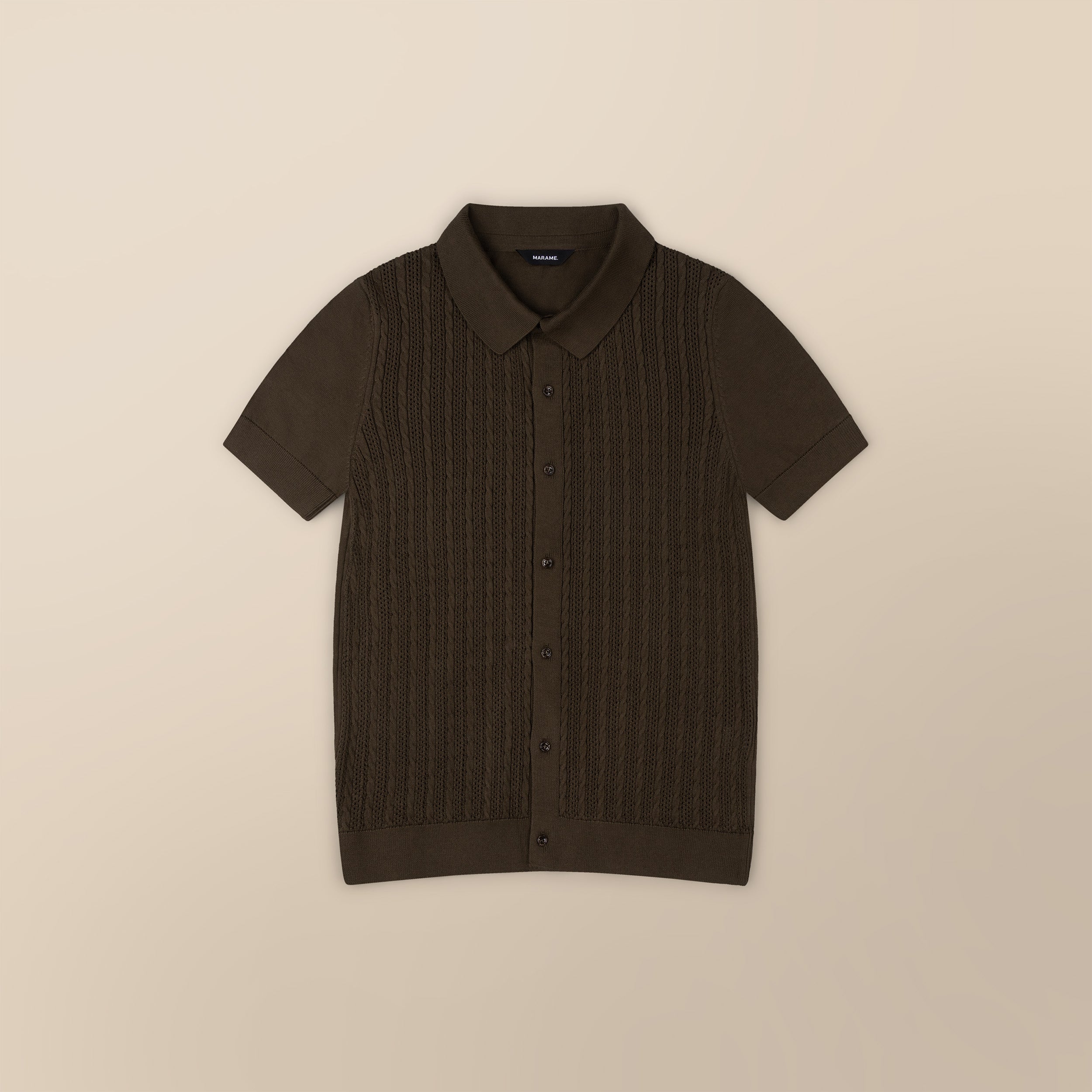 Italian Knit Cable Shirt