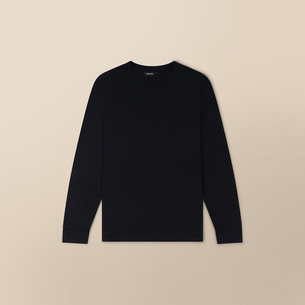 Lyocell Blend Long Sleeve T-Shirt