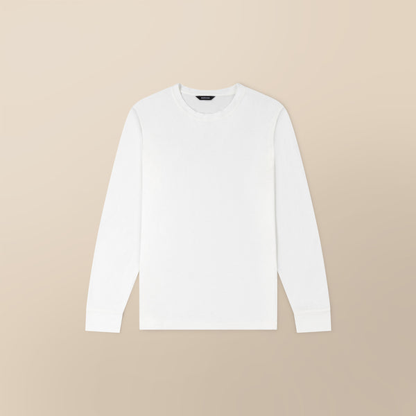 Lyocell Blend Long Sleeve T-Shirt