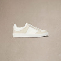 |beige & white