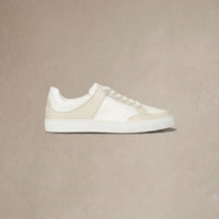 |beige & white