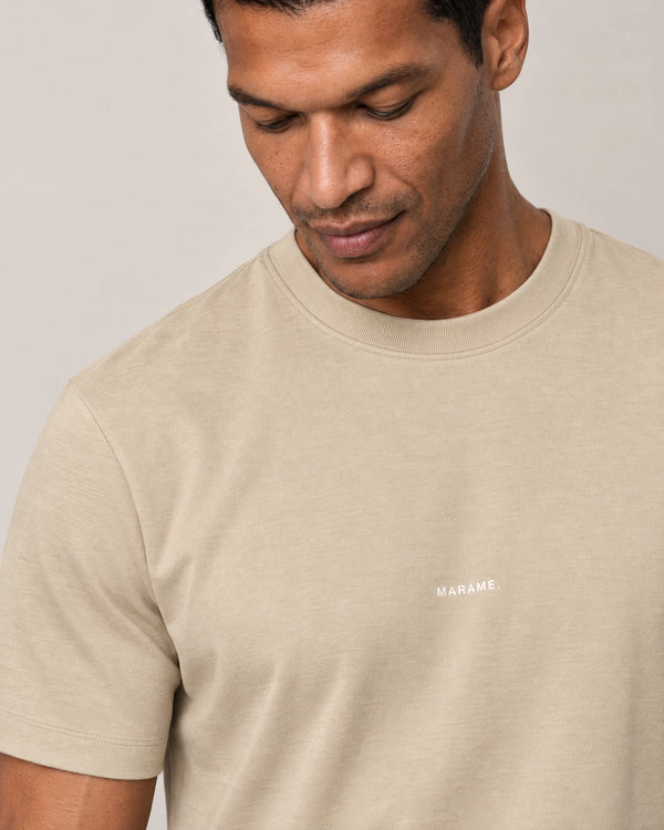 Relaxed Fit Logo T-Shirt campaign 03|Canyon Clay