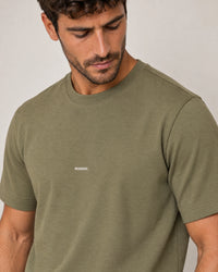 Relaxed Fit Logo T-Shirt campaign 03|Olive