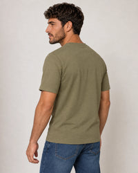 Relaxed Fit Logo T-Shirt campaign 04|Olive