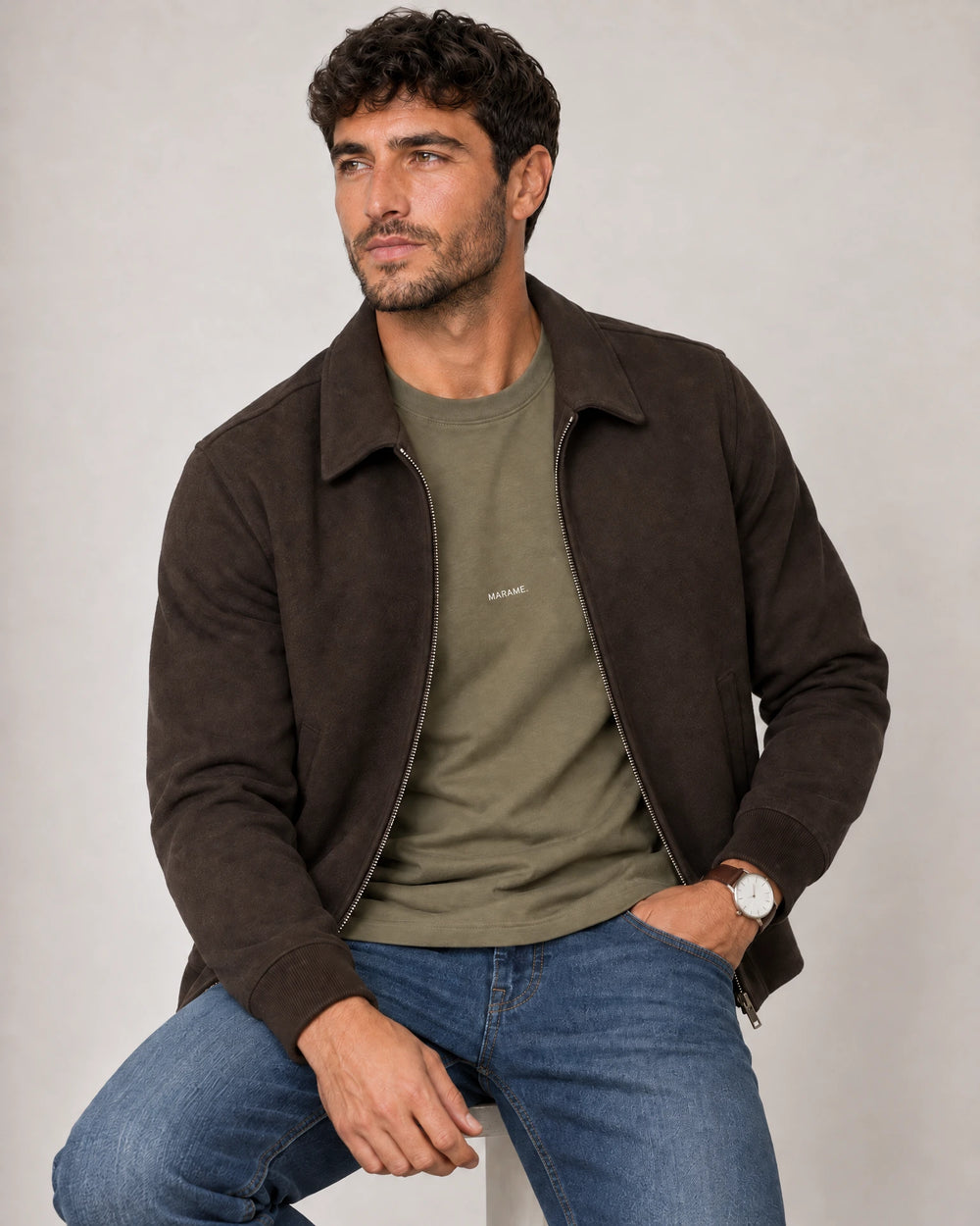 Relaxed Fit Logo T-Shirt campaign 07|Olive