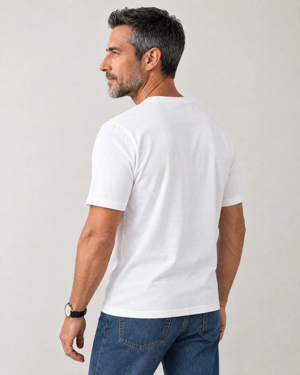 Relaxed Fit Logo T-Shirt campaign 04|White