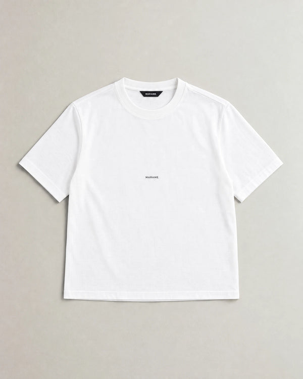 Relaxed Fit Logo T-Shirt campaign 09|White